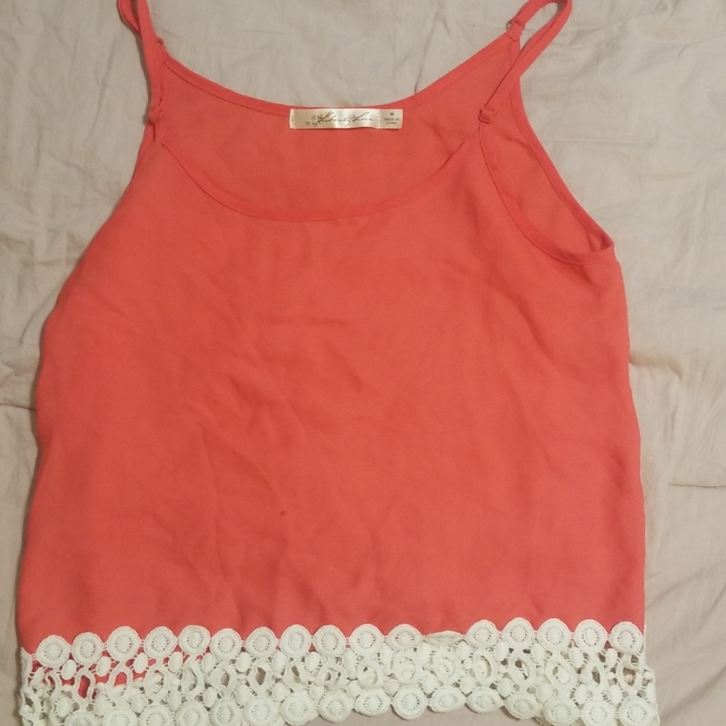 Spaghetti Strap Crop Top